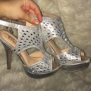 Camille La Vie Sequin Heels